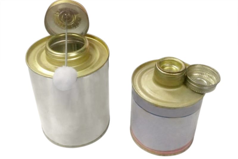 Inner Lid Tin Can with Brush
