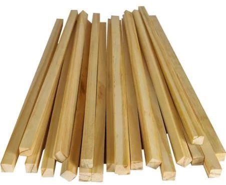 Light Brown Pinewood Rectangular Pine Wood Logs, for Furniture, Length : 8 Feet