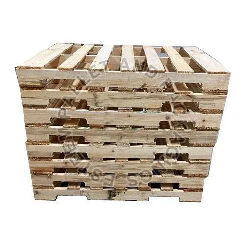 Wooden Industrial Pinewood Pallet, Entry Type : 2 Way