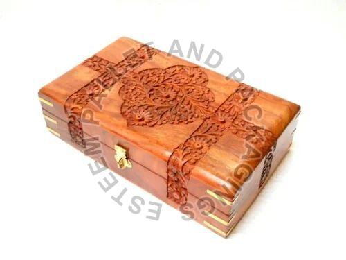 Rectangle Polished Wooden Gift Box, For Packaging