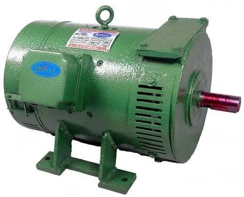 Round Polished Electric DC Motor Alternator, for Industrial, Voltage : 220V