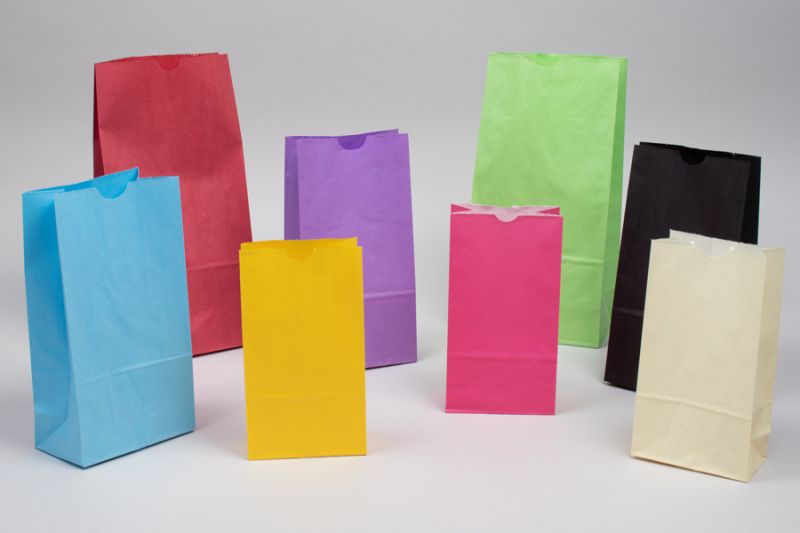 Multicolor SOS Paper Bag
