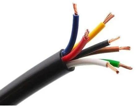 PVC Copper Multicore Cable, for Industrial, Certification : ISI Certified