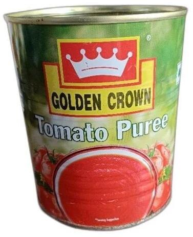 Golden Crown Tomato Puree, Packaging Type : Jar