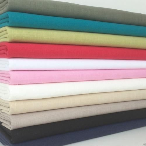 PC Cotton Fabric, for Textile Industry, Pattern : Plain