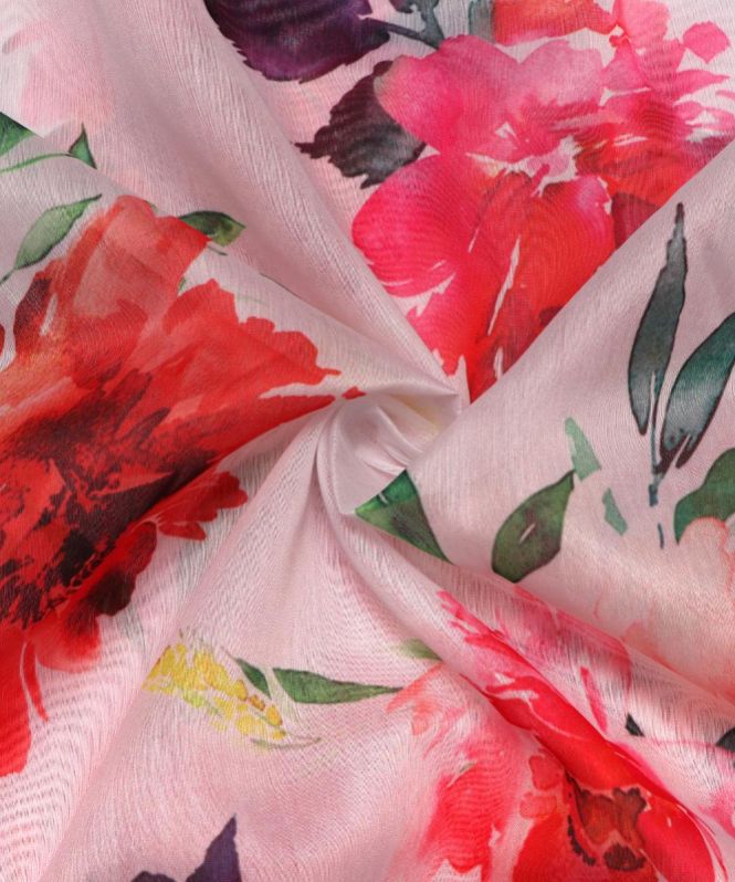 Printed Muslin Fabric, for Textile Industry, Width : 44-58 Inch