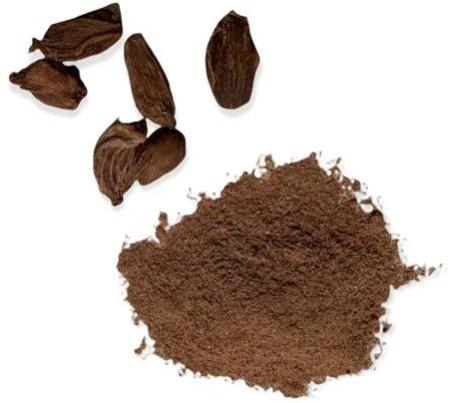 Common Black Cardamom Powder, for Cooking, Spices, Specialities : Non Harmful, Good Quality