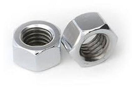 Metallic Round Polished Galvanized Iron Nuts, for Industrial, Size : Standard