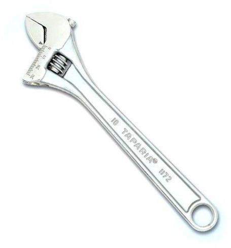 Grey Double Polished Iron Taparia Adjustable Spanner, for Industrial Fittings, Size : Standard