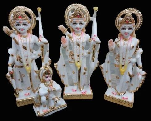 9 Inch Ram Darbar Marble Statue