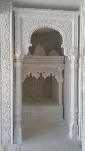 Polished White Makrana Marble Meraf, for Gate, Feature : Attractive Design, Good Quality