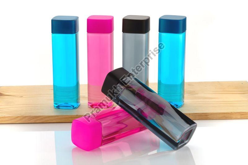 1000 ml Square Water Bottle Set Of 3 (Black, Blue & Pink)