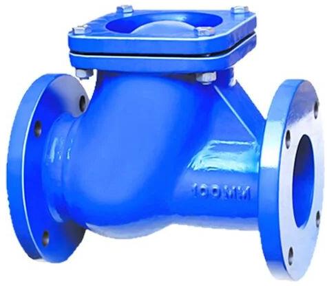 Cast Iron Check Valve, Color : Blue