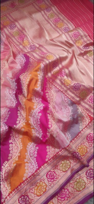 Banarasi kaduwa rangkat weave pure katan silk saree