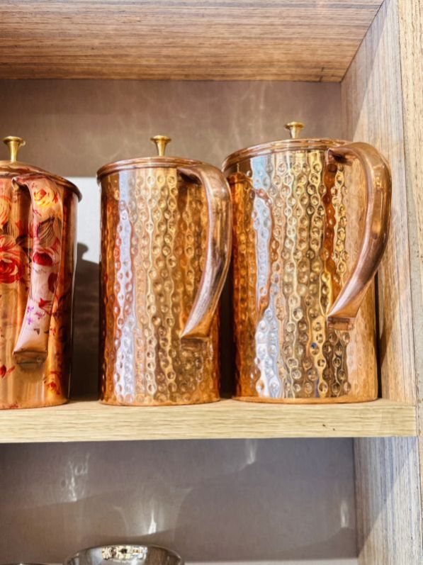 copper jugs