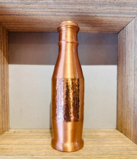 Beach Hammered Copper Water Bottle, Packaging Type : Paper Box