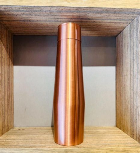 Curve Matt Finish Copper Water Bottle