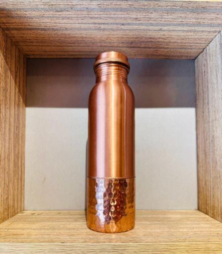 Nobe Hammered Copper Water Bottle, Packaging Type : Paper Box