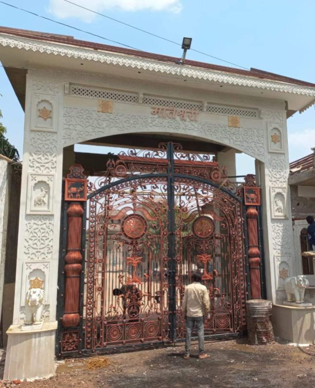 Sandstone White Sand Stone Gate, Style : Modern