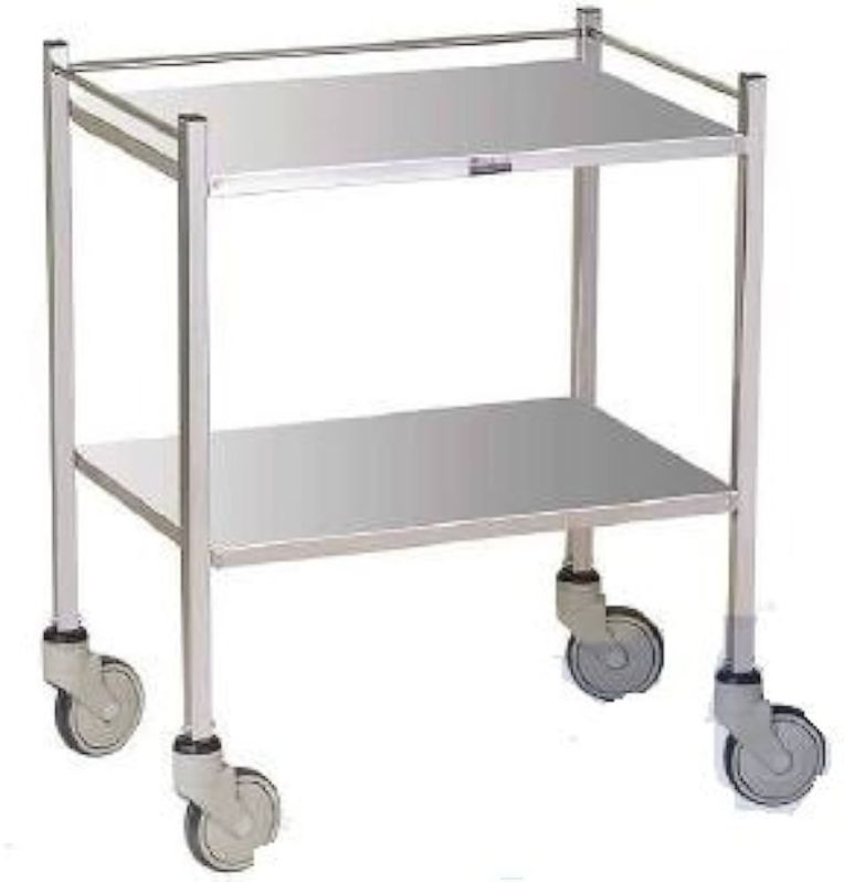 Rectangular Powder Coated Aluminum Instrument Trolley, for Handling Heavy Weights, Style : Modern