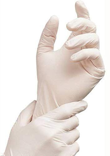 Plain Latex Surgical Glove, Size : M