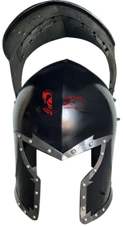 2.5kg Iron Medieval Helmet, Size : Large