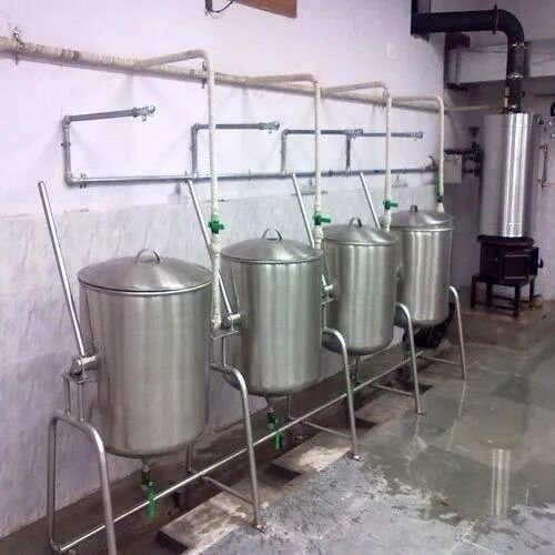 Chozha Stainless Steel Rice Vessel, for Commercial Use