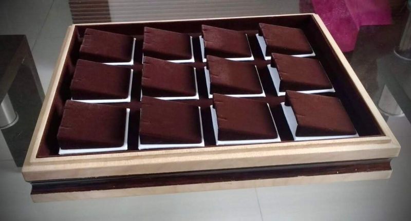 Square Customised Display Trays for Jewellery, Size : 10x12