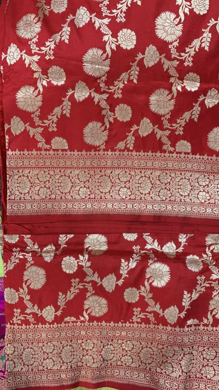 Jali Border Fancy Pure Silk Saree, for Dry Cleaning, Anti-Wrinkle, Shrink-Resistant, Width : 5.5 Meter