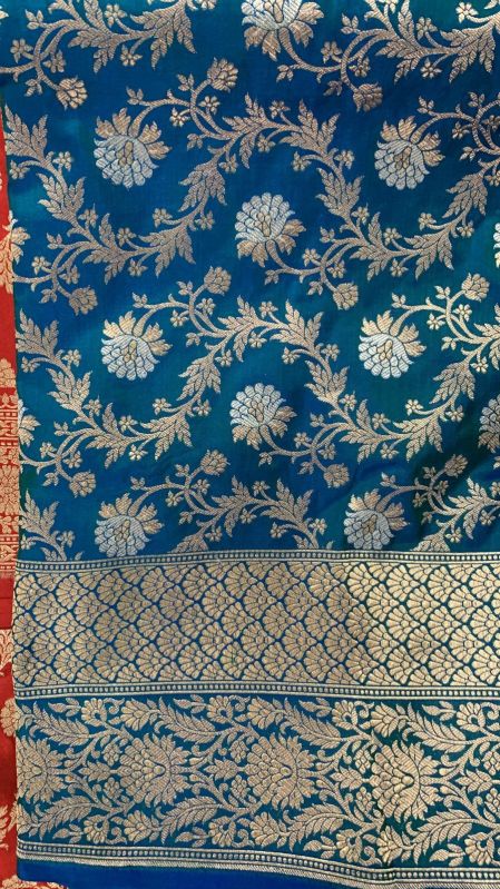 Meenakari Jaal Katan Silk Banarasi Saree, Feature : Anti-Wrinkle, Dry Cleaning, Shrink-Resistant