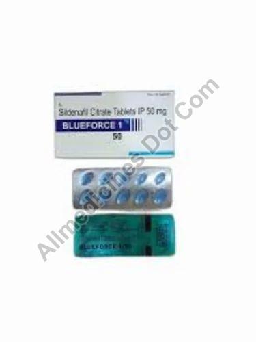 Blueforce 1 50mg Tablet, Packaging Type : Box