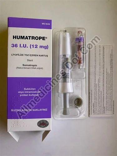 Humatrope 36IU 12mg Injection, Packaging Type : Vial