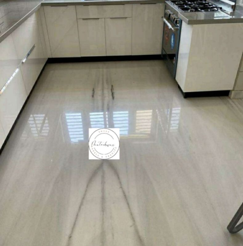 Amna White Marble Slab