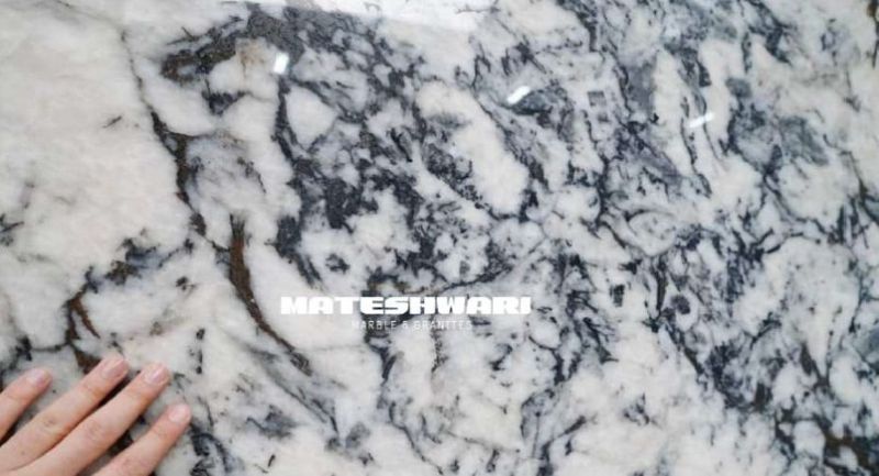 Polished Azul White Granite Slab, for Construction, Size : Standard