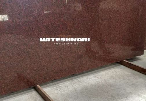 Polished Fosli Red Granite Slab, for Construction, Size : Standard