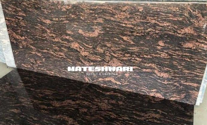 Polished Paradiso Brown Granite Slab, for Construction, Size : Standard