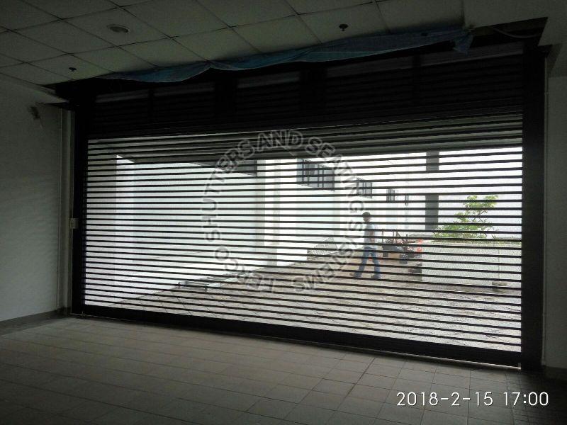 Perforated Shutters, For Industrial, Open Style : Automatic