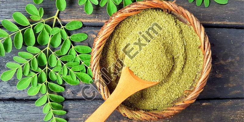Organic Moringa Leaf Powder, for Medicinal Cosmetic Use, Packaging Type : Bag