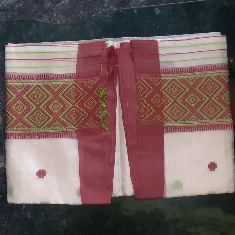 Cotton Nooni Pator Assamese Sador, Age Group : Adults