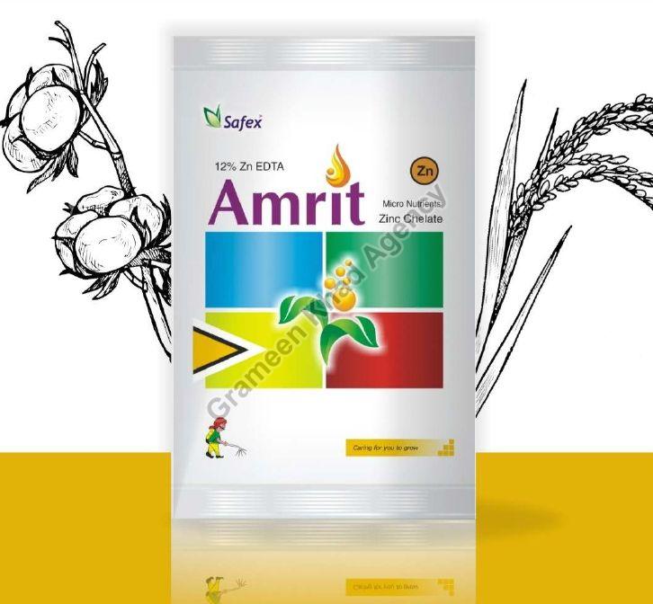 Safex Amrit Zinc Chelated Fertilizer, for Agriculture, Purity : 100%