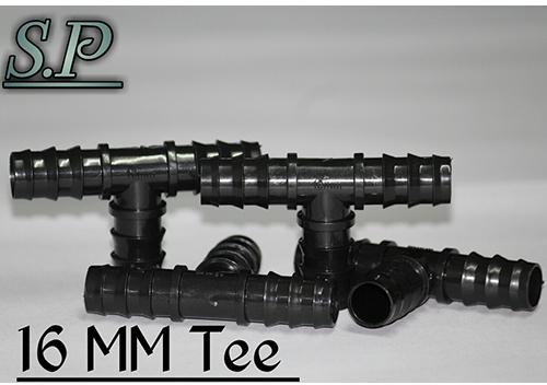 Plastic 16mm Irrigation Tee, Feature : Water Proof, Superior Finish, Sturdy Construction, Proper Working