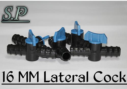 Black Plastic Plain 16mm Lateral Cock, For Flow Control, Industrial, Feature : Durable, Easy To Use