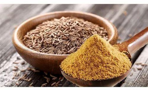 Brown Natural Cumin Powder, for Snacks, Cooking, Grade : Food Grade