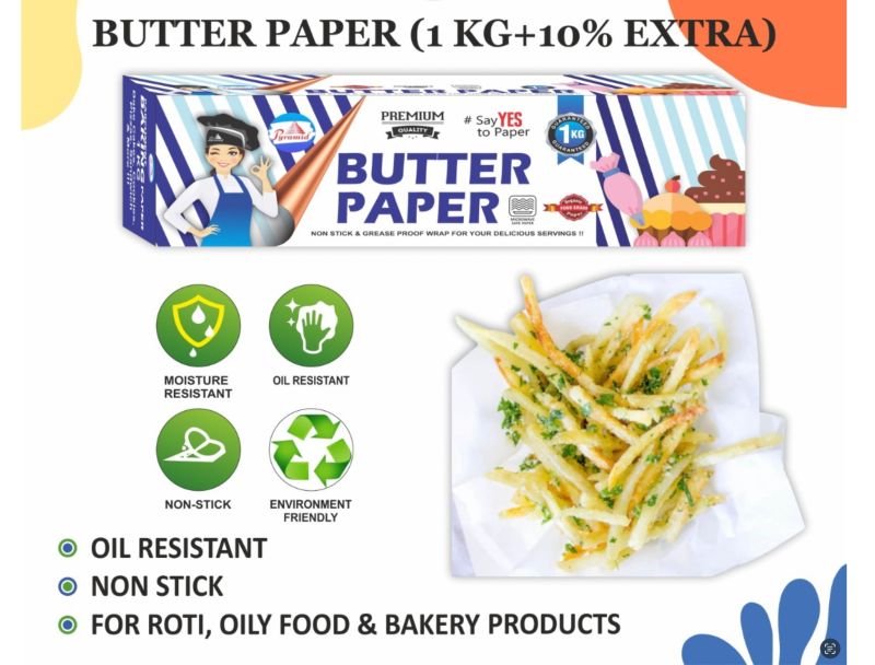Plain Butter Paper, for Food