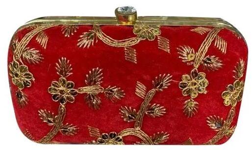 Ladies Velvet Clutch