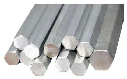 Silver Aluminium Hexagon Bar, for Construction, Industrial, Shape : Round