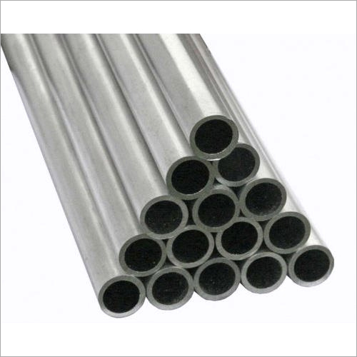 Silver Aluminium Round Tube, For Construction, Industrial, Length : 4000-5000mm, 3000-4000mm