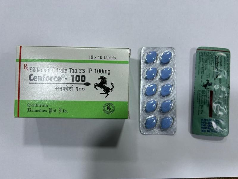Cenforce 100mg Tablets, for Erectile Dysfunction, Packaging Type : Blister