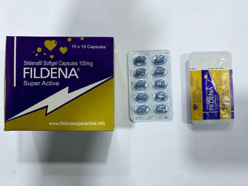 Fildena Super Active Softgel Capsules, for Erectile Dysfunction, Packaging  Size : 10X10 Pack at Best Price in Delhi