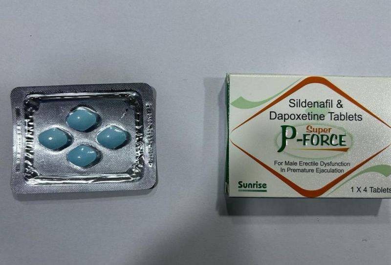 Super P-Force Tablets, for Erectile Dysfunction, Packaging Type : Blister